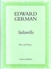 German Saltarello Flute & Piano Sheet Music Songbook