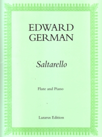 German Saltarello Flute & Piano Sheet Music Songbook