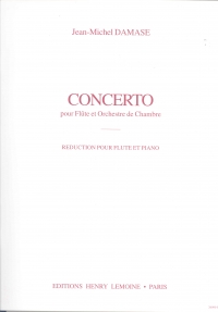 Damase Concerto Pour Flute Et Orchestre Sheet Music Songbook