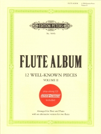 Flute Album Vol Ii 12 Well Known Pieces + Cd Sheet Music Songbook