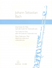 Bach Two Suites For Flute Linckelmann Flute Solo Sheet Music Songbook