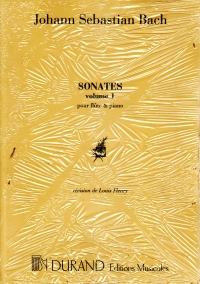 Bach Sonatas Vol 1 (bwv 1030-32) Flute & Piano Sheet Music Songbook