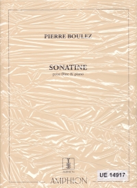 Boulez Sonatine Flute & Piano Sheet Music Songbook