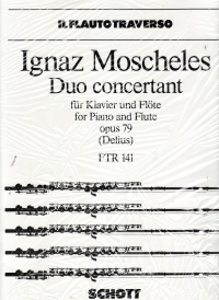 Moscheles Duo Concertante Op 79 Flute & Piano Sheet Music Songbook