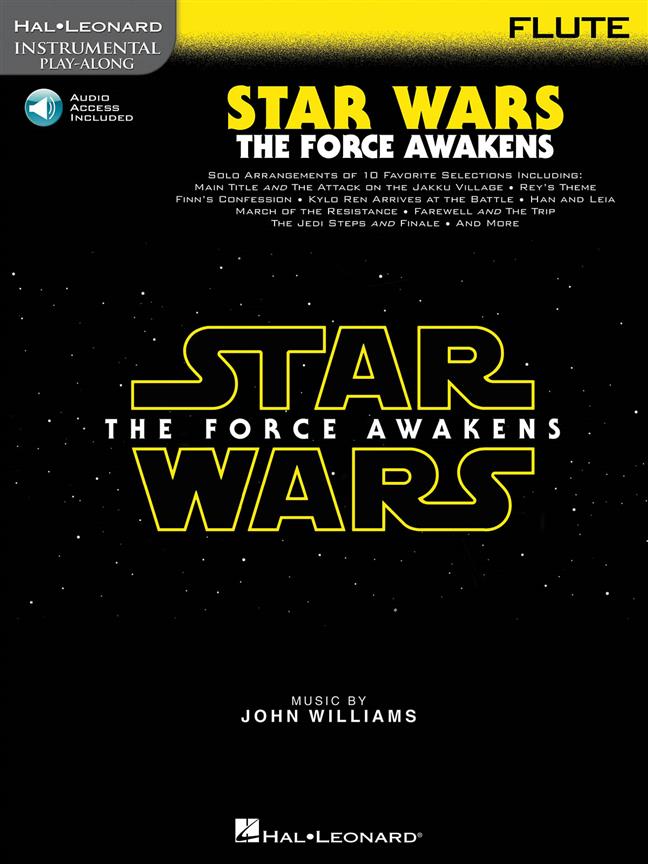Star Wars Vii The Force Awakens Flute + Online Sheet Music Songbook