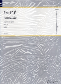 Faure Fantasy Op79 Flute & Piano Sheet Music Songbook