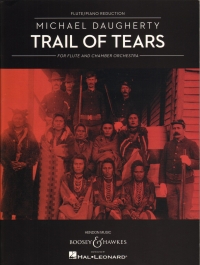 Daugherty Trail Of Tears Porter Flute & Piano Red Sheet Music Songbook