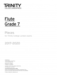Trinity Flute Exams 2017-2022 Grade 7 Part Only Sheet Music Songbook