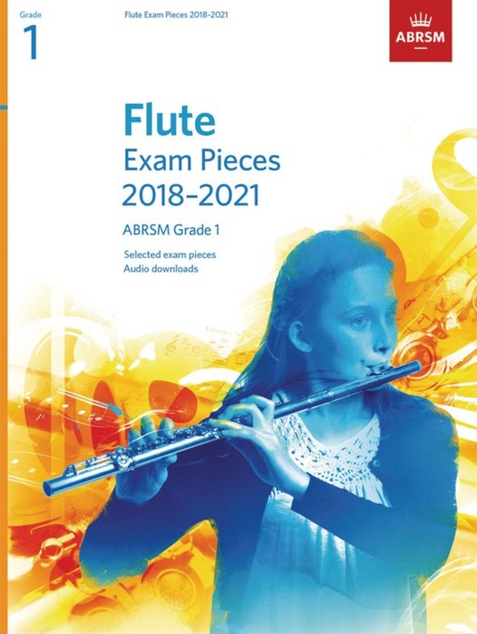 Flute Exams Pieces 2018-21 Grade 1 +online Abrsm Sheet Music Songbook