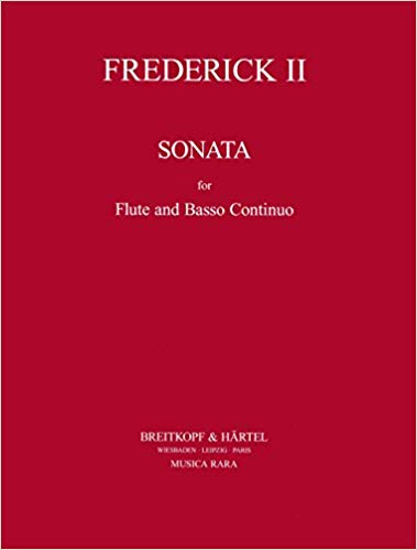 Frederick The Great Sonata In Bb Major No 76 Flute Sheet Music Songbook