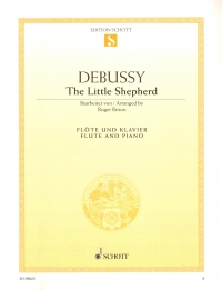 Debussy The Little Shepherd Brison Flute & Piano Sheet Music Songbook