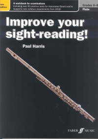 Improve Your Sight Reading Flute Gr 6-8 Abrsm Sheet Music Songbook