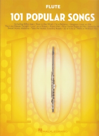 101 Popular Songs Flute Sheet Music Songbook
