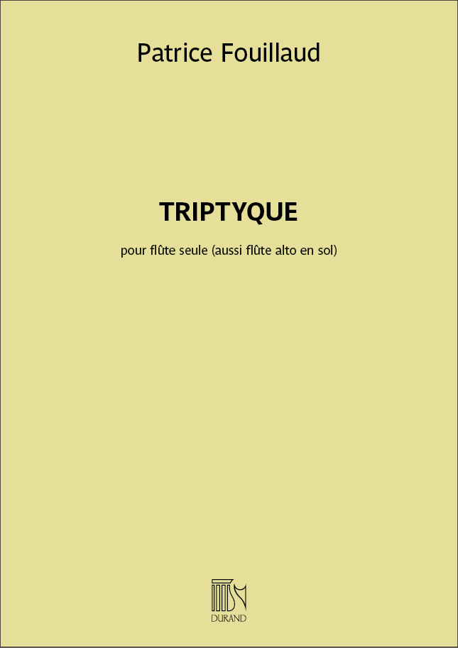 Fouillaud Triptyque Sheet Music Songbook