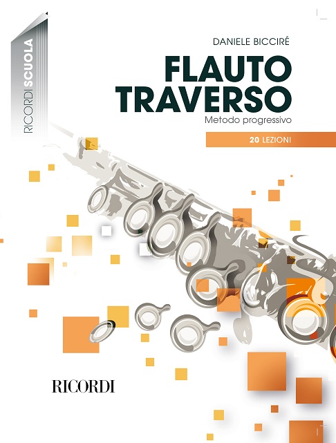 Biccire Flauto Traverso Met Progressivo 20 Lezioni Sheet Music Songbook
