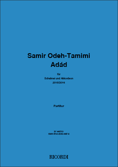 Odeh-tamimi AdÁd Sheet Music Songbook
