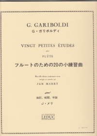 Gariboldi 20 Petites Etudes Flute Sheet Music Songbook