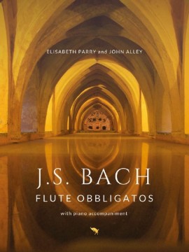 Bach Flute Obbligatos Flute & Piano Sheet Music Songbook