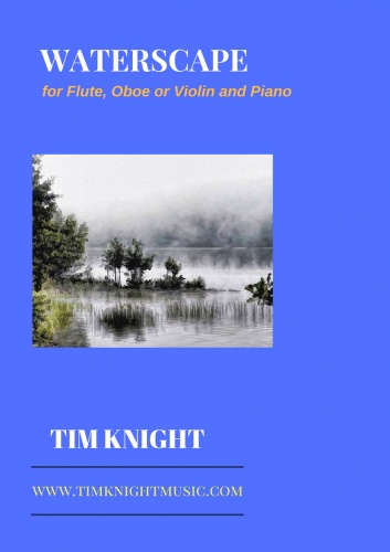Knight Waterscape Flute (oboe Or Violin) & Piano Sheet Music Songbook