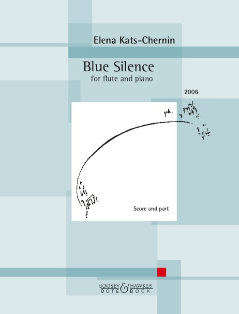 Kats-chernin Blue Silence Flute & Piano Sheet Music Songbook