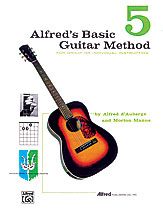 Alfred Basic Guitar Method Book 5 Sheet Music Songbook