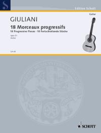 Giuliani Progressive Pieces (18) Guitar Sheet Music Songbook