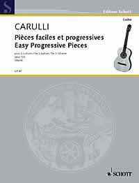 Carulli Easy Progressive Pieces Op120 Guitar Duet Sheet Music Songbook