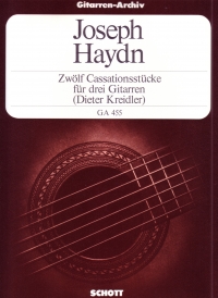 Haydn Cassation Pieces (12) Ga455 Sheet Music Songbook