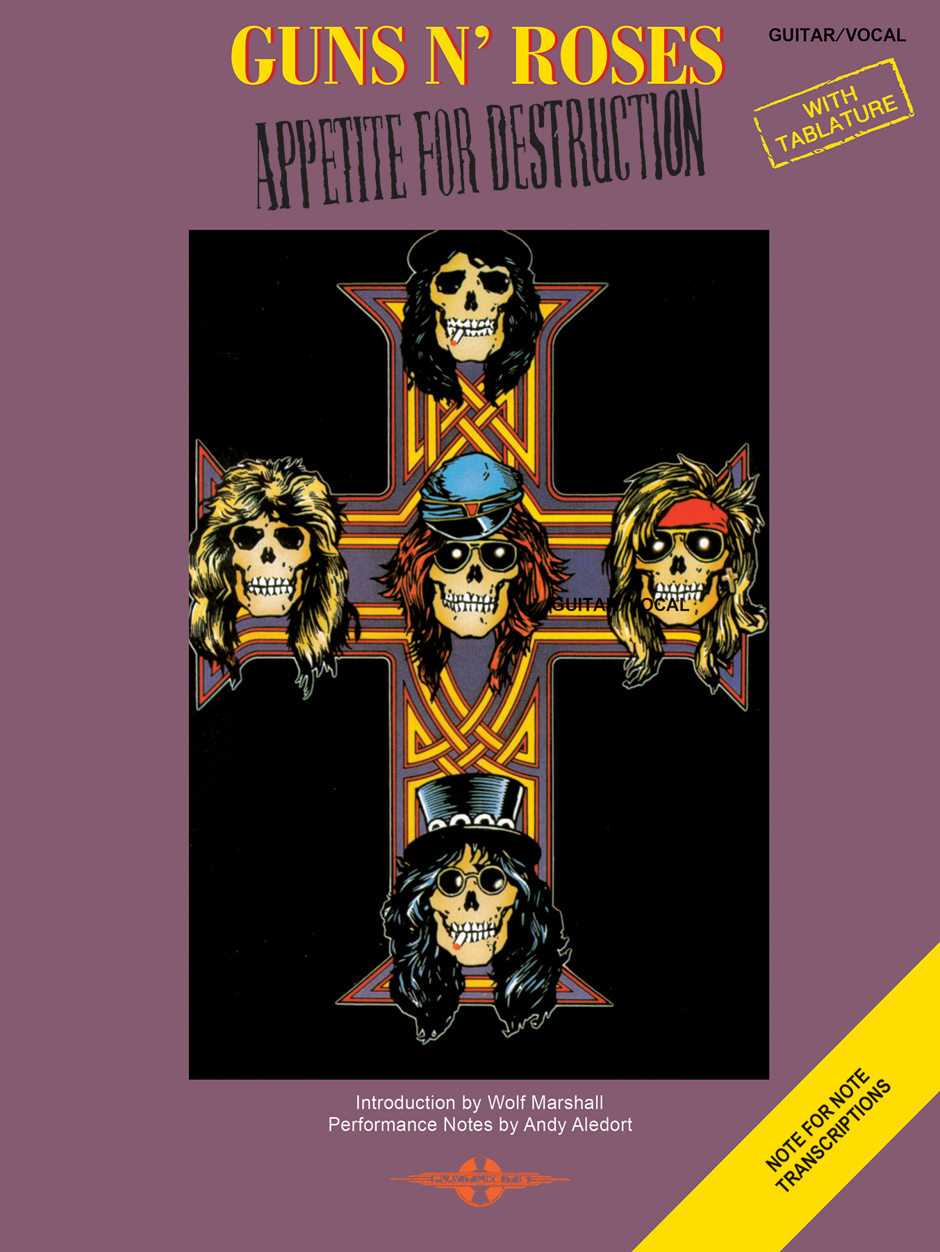 Guns N Roses Appetite For Destruction Guitar Tab Sheet Music Songbook