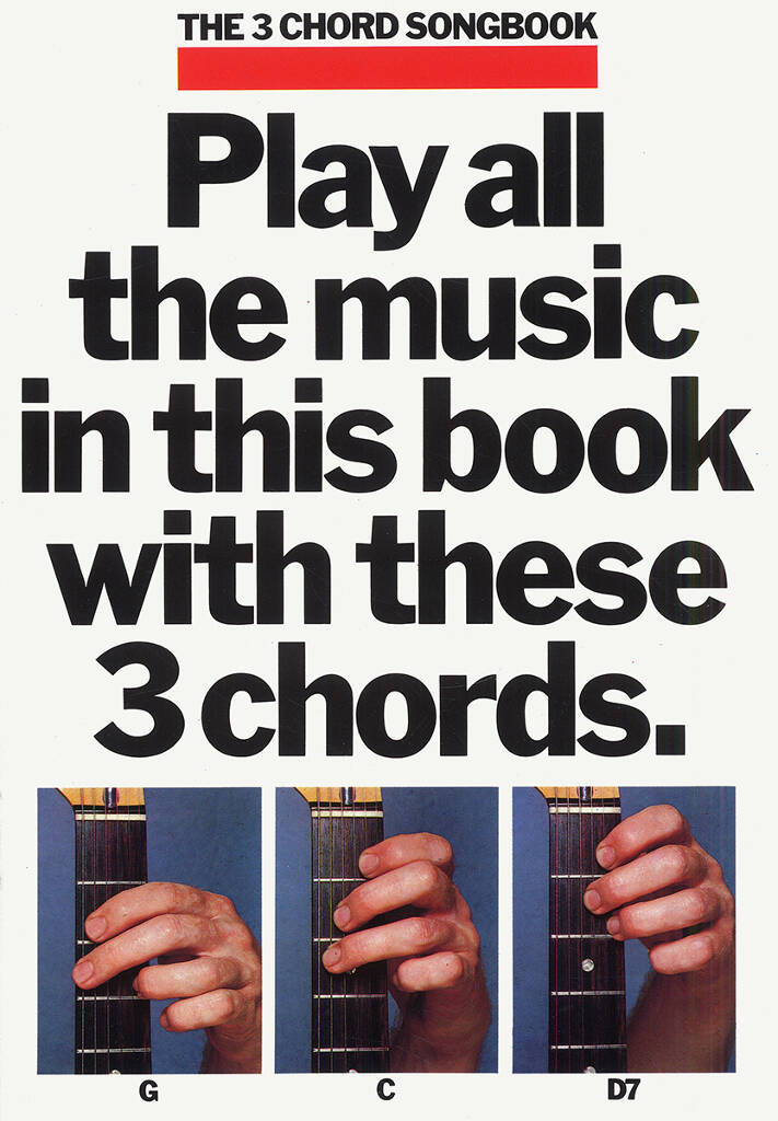 3 Chord Songbook Book 1 Guitar Sheet Music Songbook