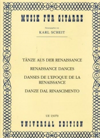 Renaissance Dances Guitar Scheit Sheet Music Songbook