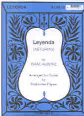 Albeniz Leyenda Guitar Solo Sheet Music Songbook