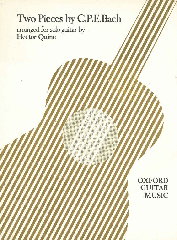 Bach Cpe Two Pieces Quine Guitar Sheet Music Songbook