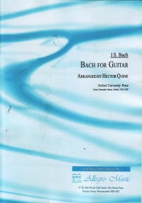 Bach For The Guitar Quine Sheet Music Songbook