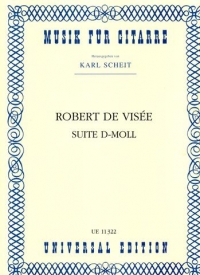 De Visee Suite Dmin Guitar Sheet Music Songbook