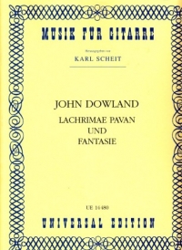Dowland Lachrimae Pavan Und Fantasie Guitar Sheet Music Songbook