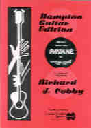 Faure Pavane Arr Cobby Guitar Sheet Music Songbook