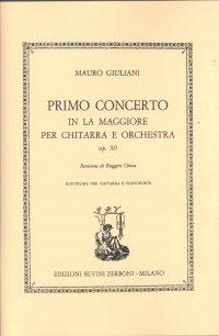 Giuliani Concerto Op30 A Guitar Sheet Music Songbook
