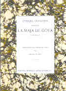 Granados La Maja De Goya Tonadilla Llobet Guitar Sheet Music Songbook