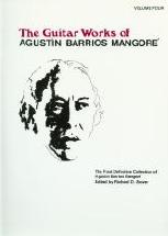 Barrios Mangore Guitar Works Vol 4 Stover Sheet Music Songbook