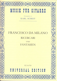Da Milano Ricercari Und Fantasien Guitar Sheet Music Songbook