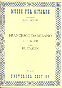 Da Milano Ricercari Und Fantasien Guitar Sheet Music Songbook