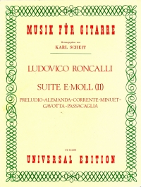 Roncalli Suite Emin (2) Guitar Sheet Music Songbook