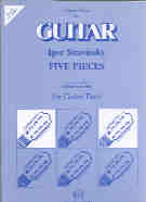 Stravinsky Five Pieces Arr Levering Guitar Duet Sheet Music Songbook