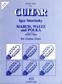 Stravinsky March/waltz/polka Elgart Guitar Duet Sheet Music Songbook