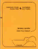 Sparks Irish Folk Medley 4 Guitars Sheet Music Songbook