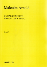 Arnold Concerto Op67 Guitar & Piano Sheet Music Songbook