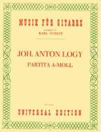 Logy Partita Amin Scheit Guitar Sheet Music Songbook