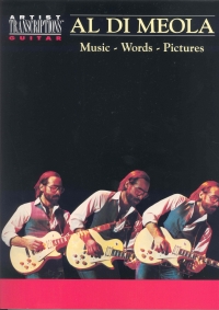 Al Di Meola Music-words-pictures Guitar Sheet Music Songbook