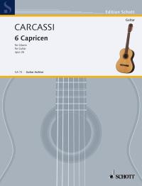 Carcassi 6 Caprices Op 26 Guitar Sheet Music Songbook